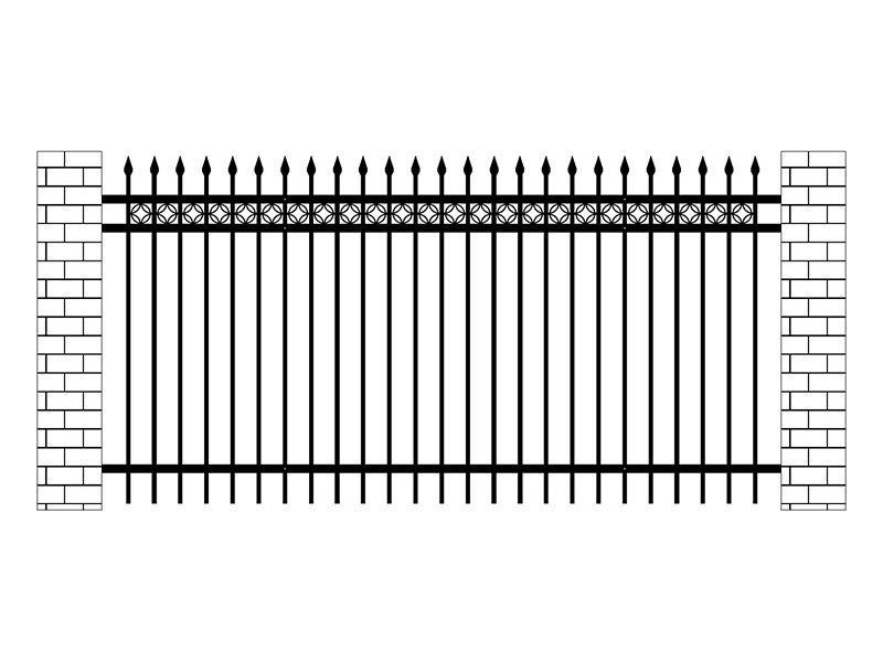 小區鋅鋼圍欄 小區鋅鋼圍欄